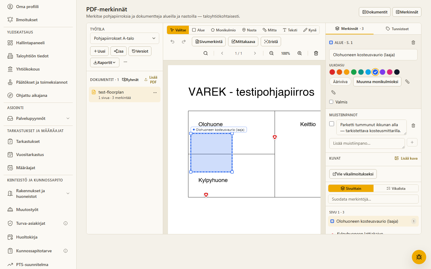 PDF-merkintätyökalu