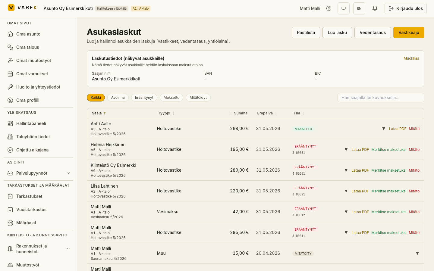 Asukaslaskut list